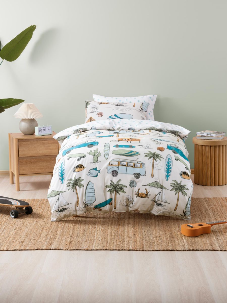 Gone Surfing Duvet Cover Set