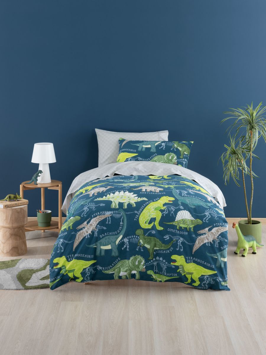 Dino Dash Duvet Cover Set