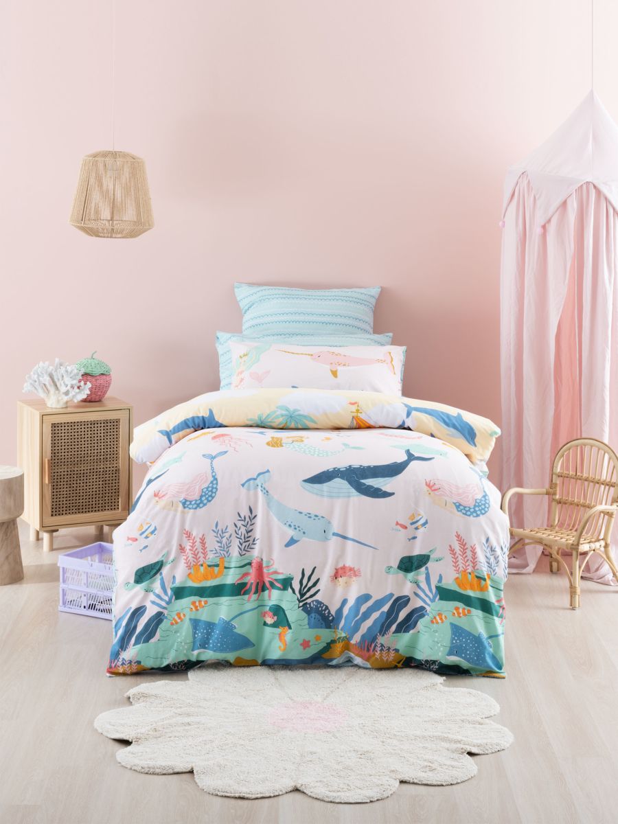 Mermaid duvet sale