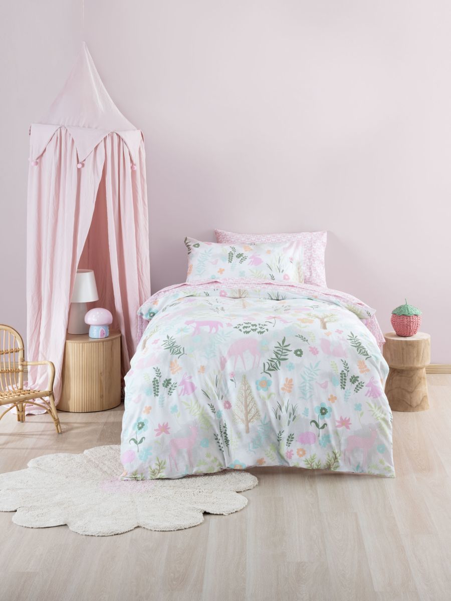 Pink sale woodland bedding